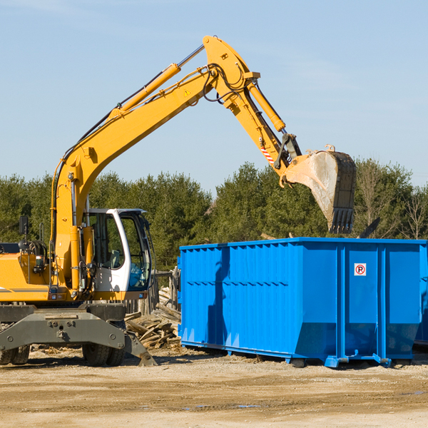 what size residential dumpster rentals are available in Pike County Ohio